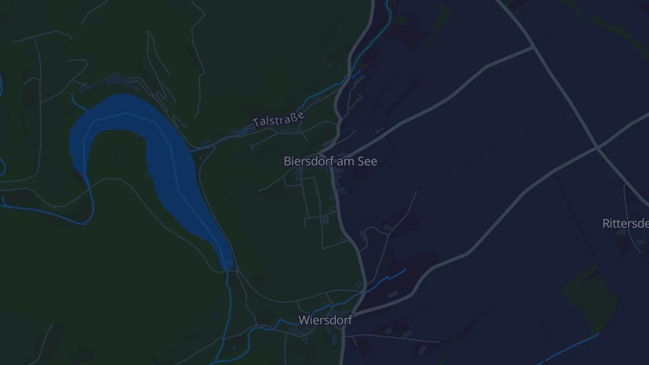 Karte von Biersdorf am See