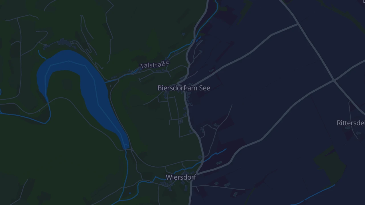 Karte von Biersdorf am See