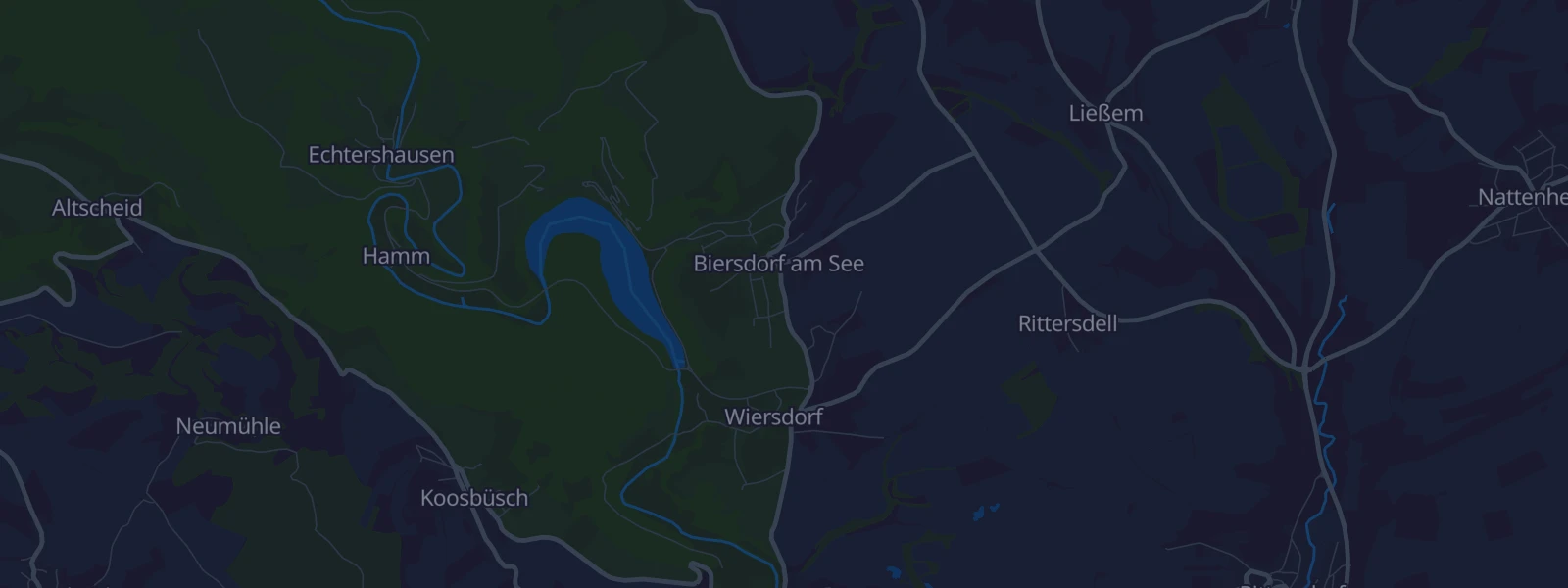 Karte von Biersdorf am See