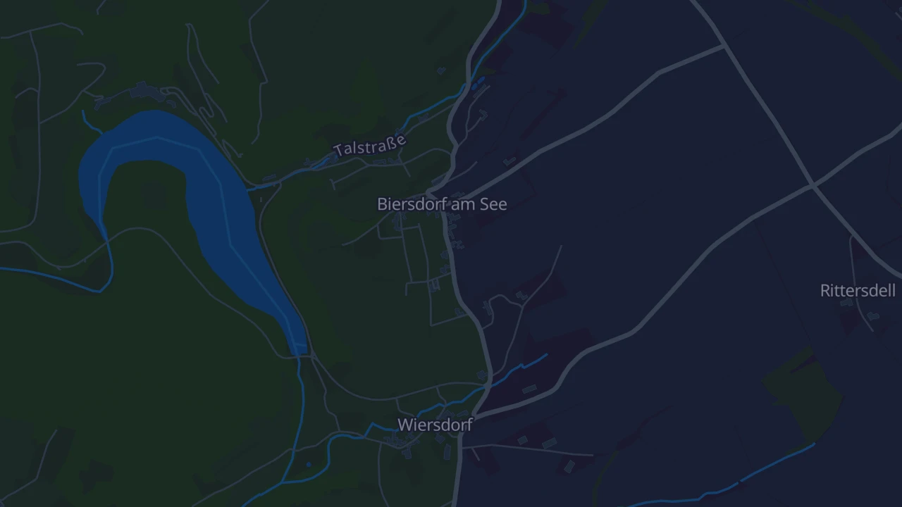 Karte von Biersdorf am See