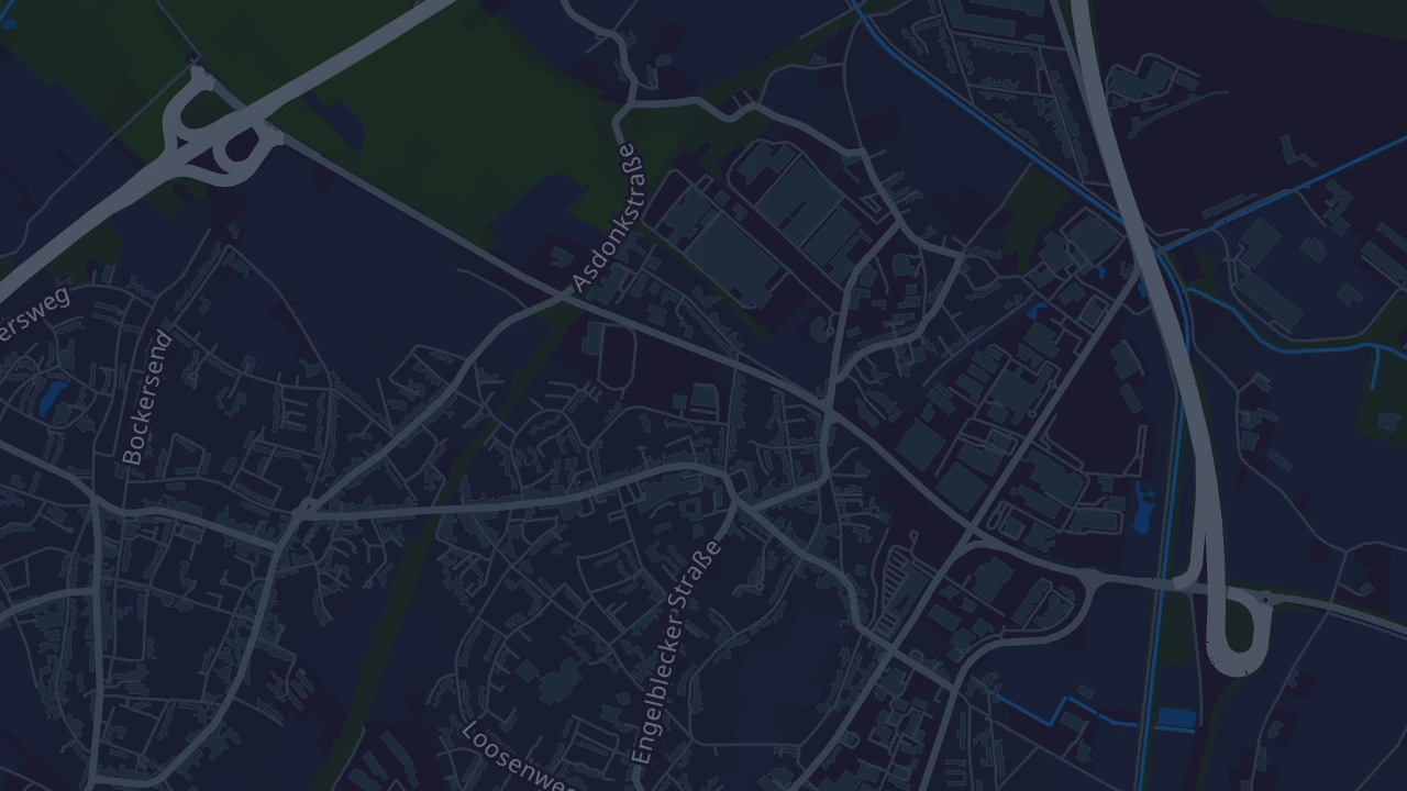 Karte von Mönchengladbach