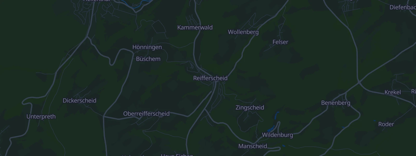 Karte von Hellenthal-Reifferscheid