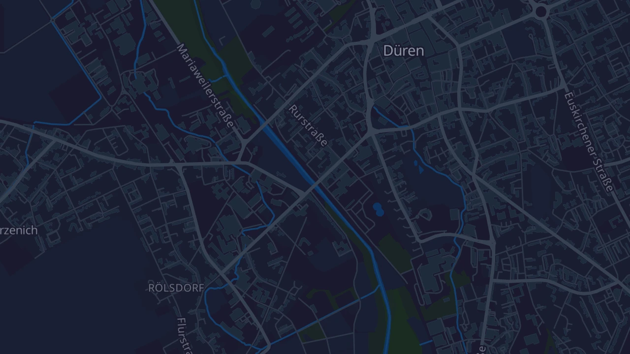 Karte von Düren