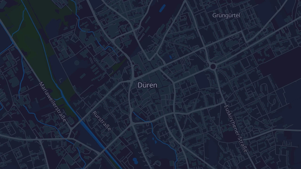 Karte von Düren