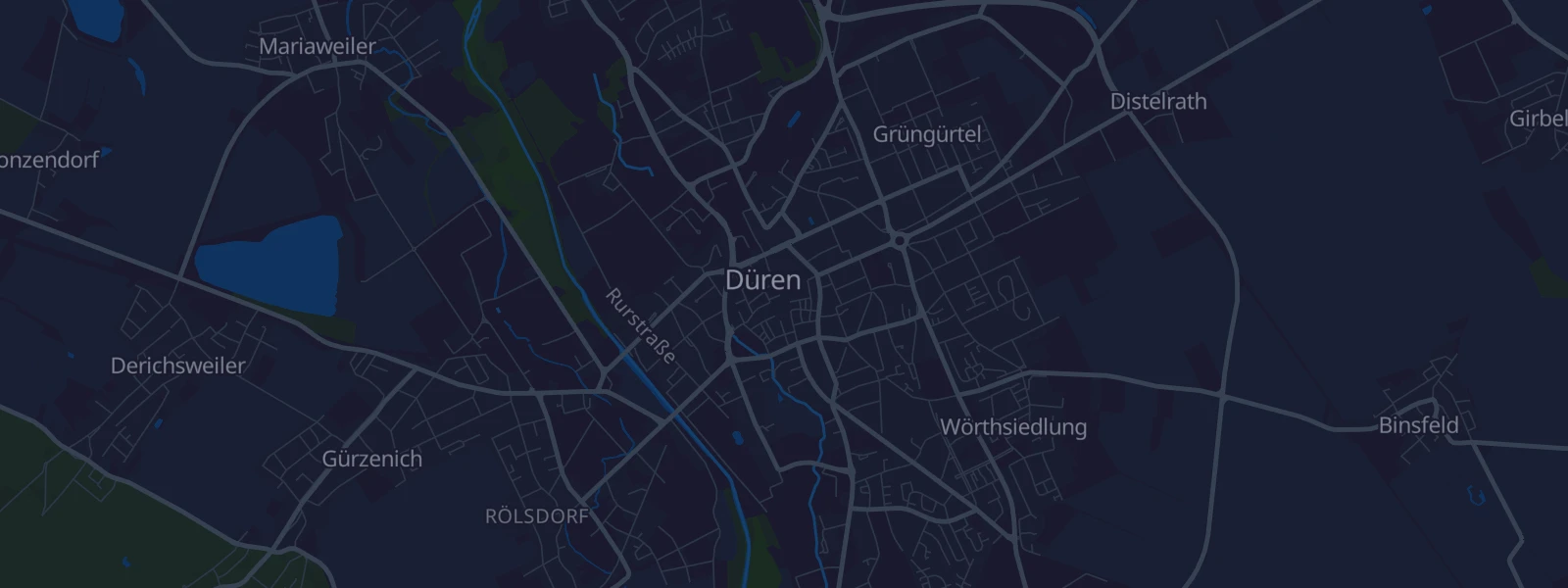 Karte von Düren