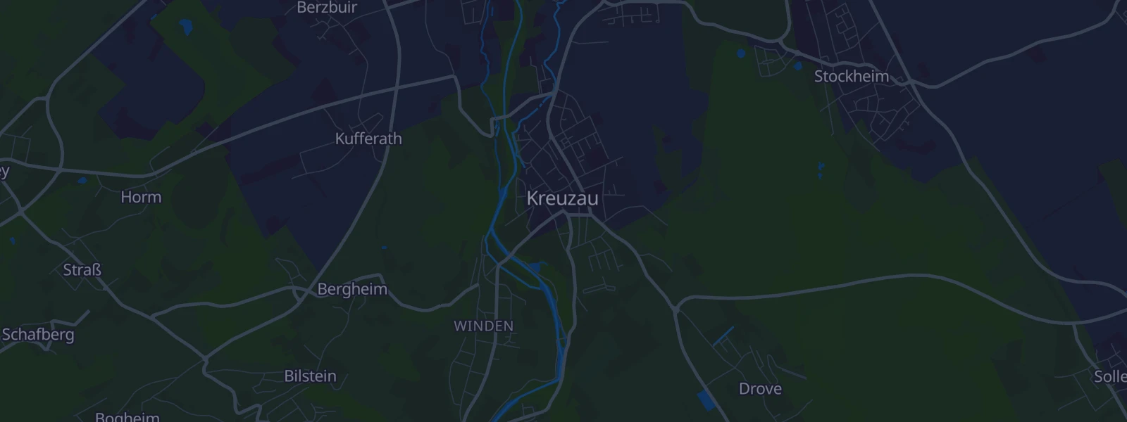 Karte von Kreuzau
