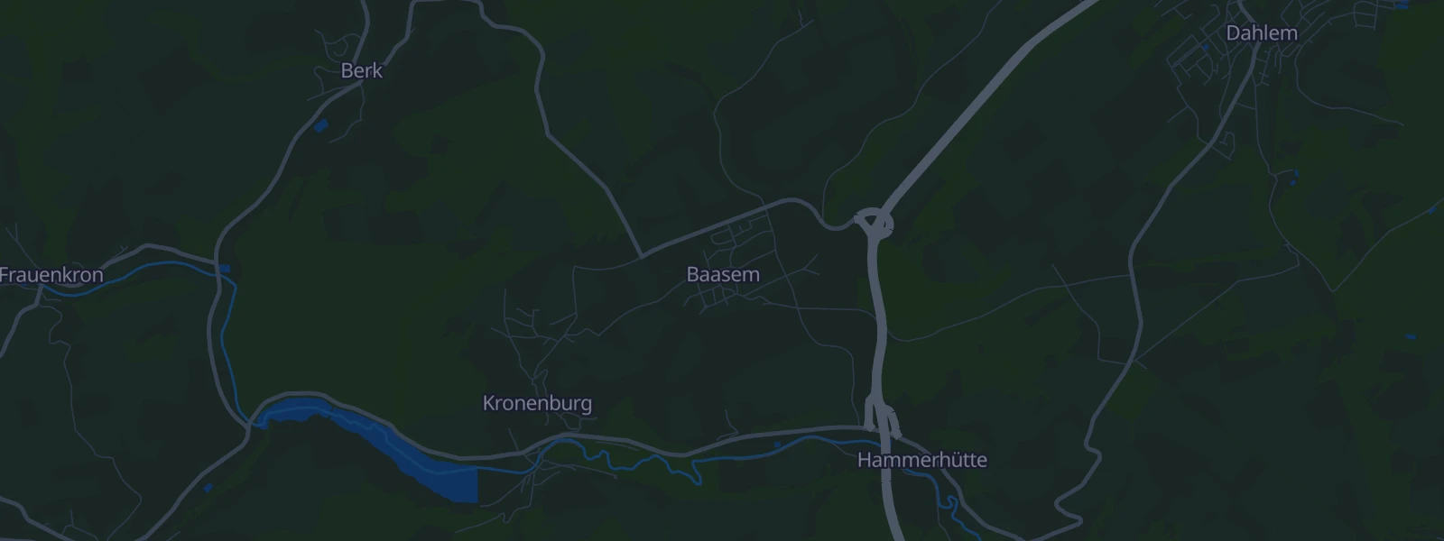 Karte von Dahlem-Baasem