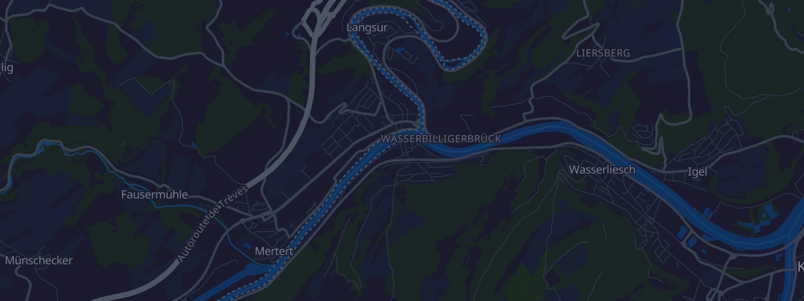 Karte von Oberbillig