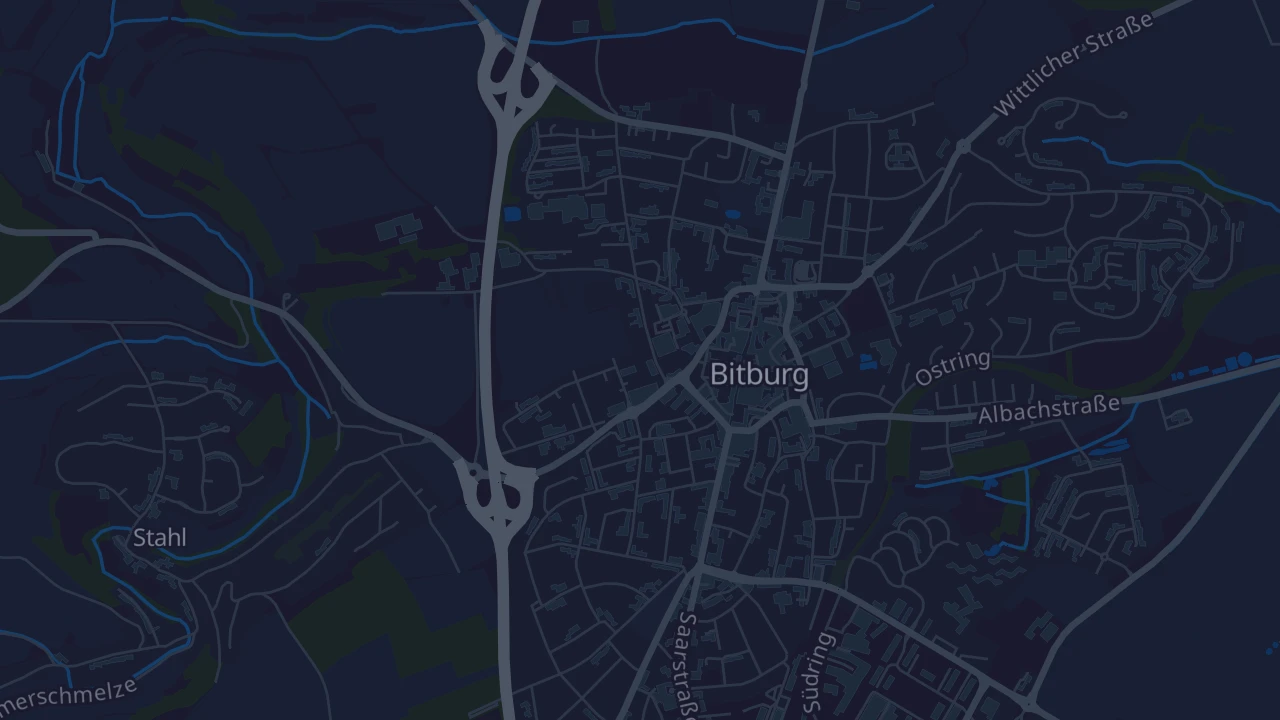 Karte von Bitburg