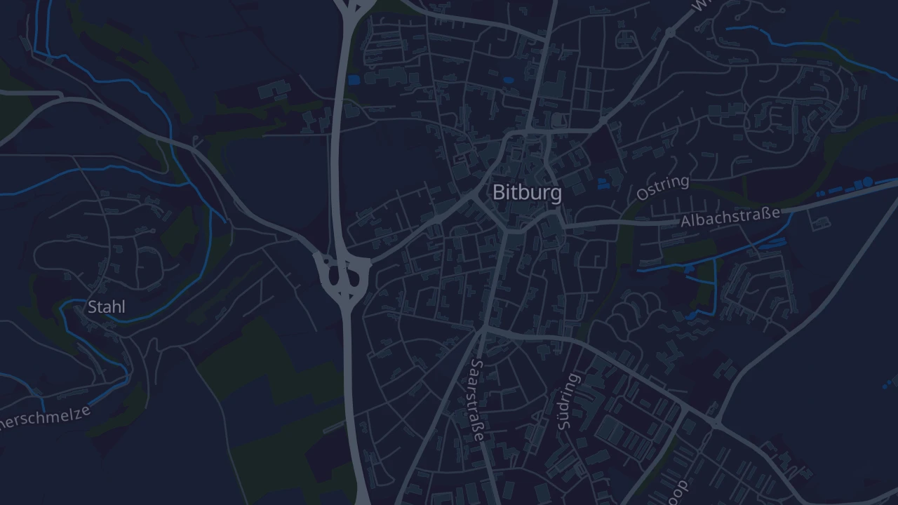 Karte von Bitburg