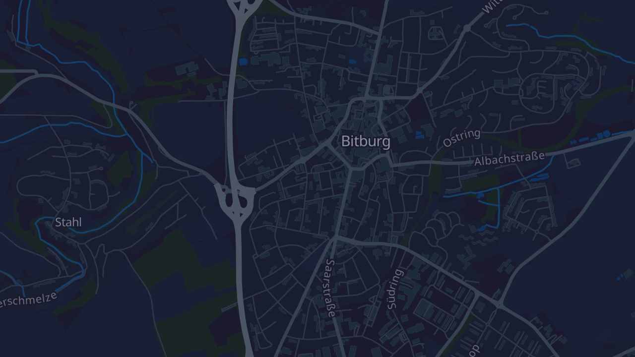 Karte von Bitburg