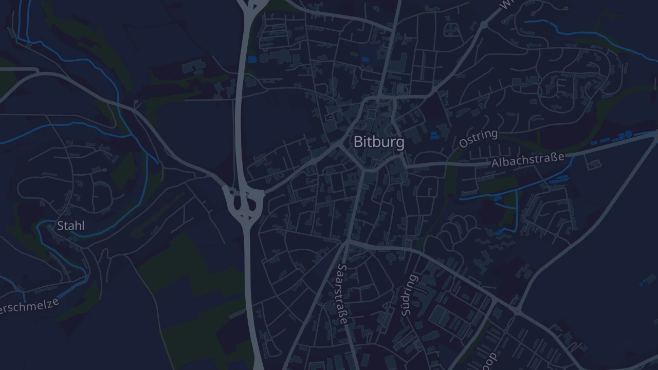 Karte von Bitburg