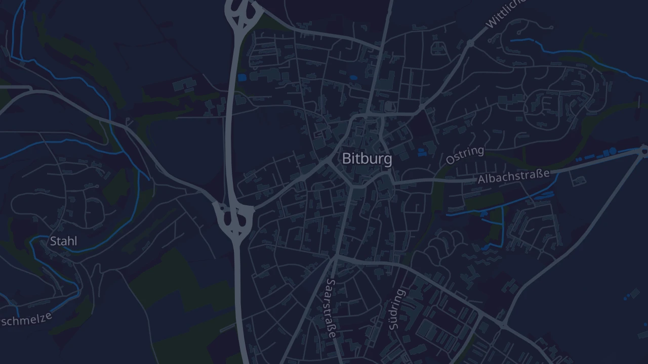 Karte von Bitburg