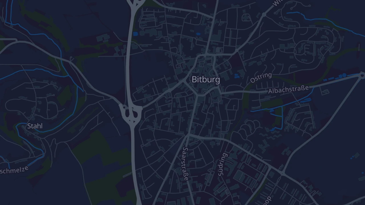 Karte von Bitburg