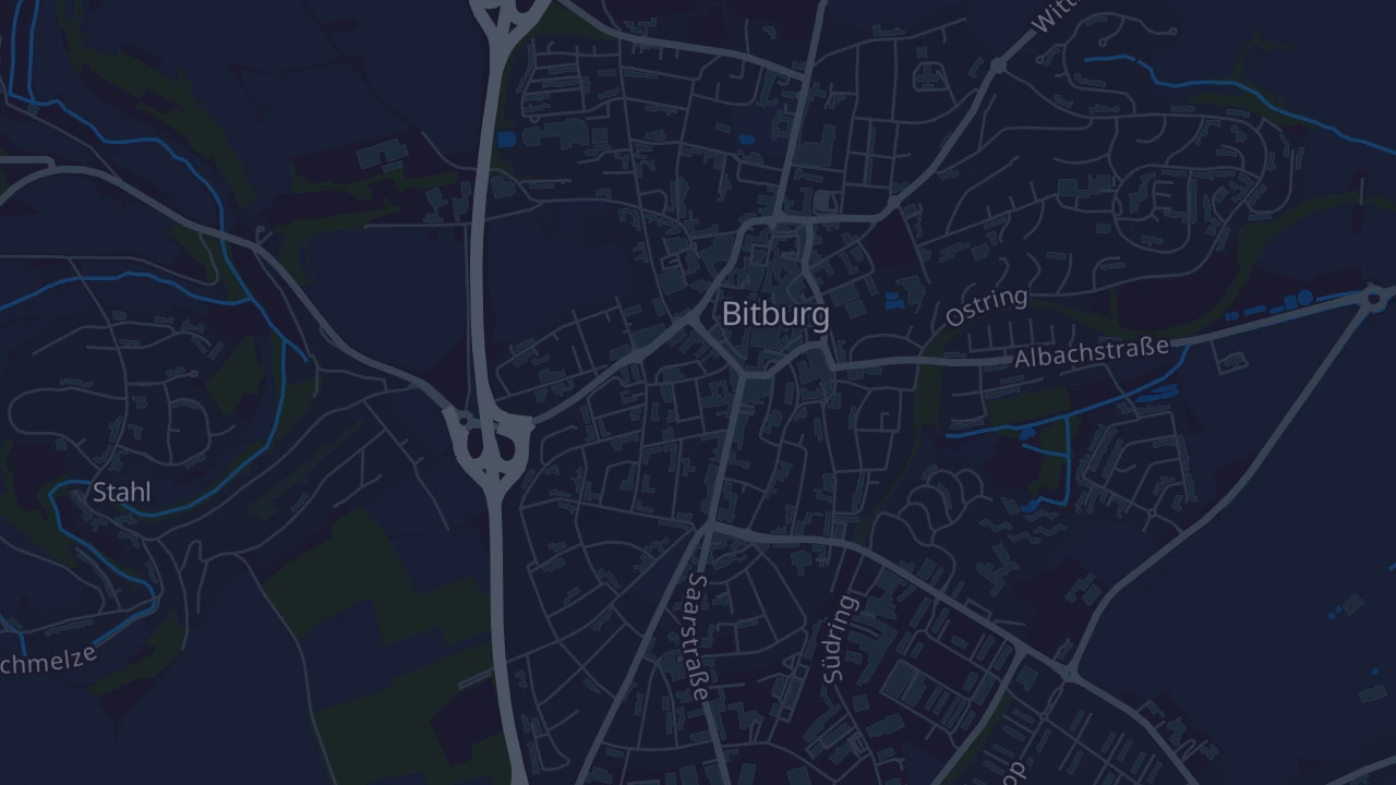 Karte von Bitburg