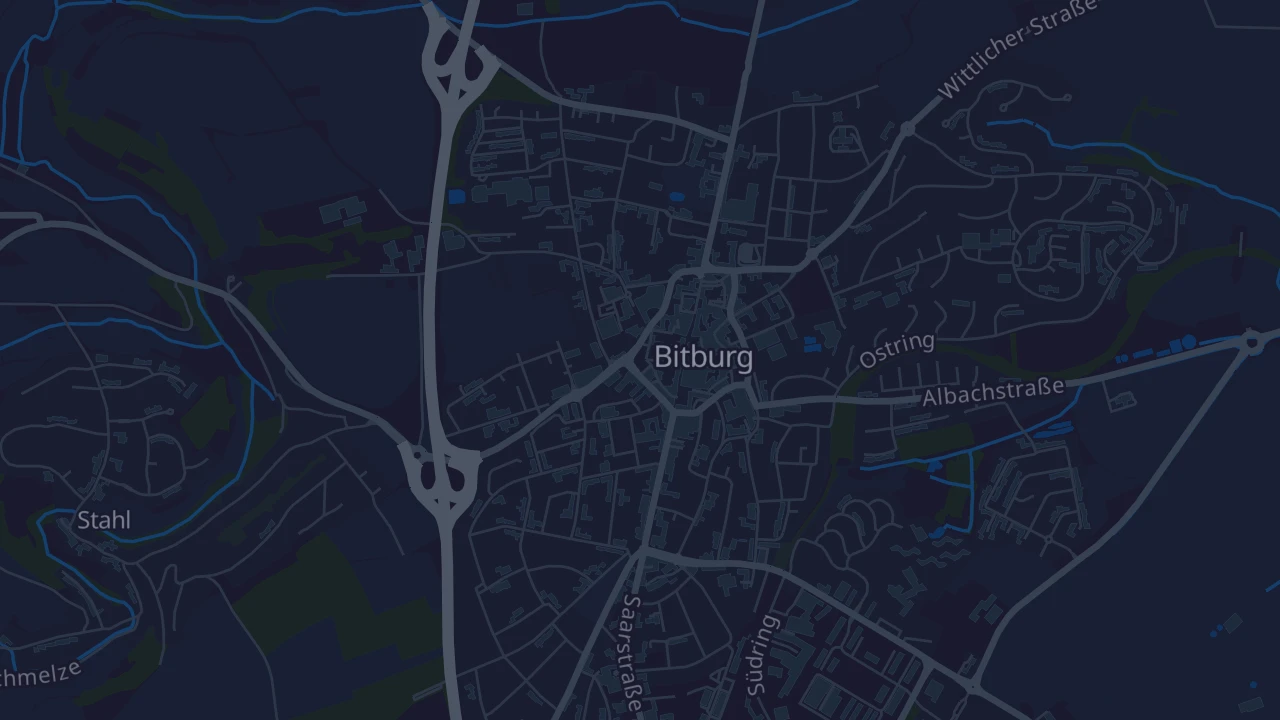 Karte von Bitburg