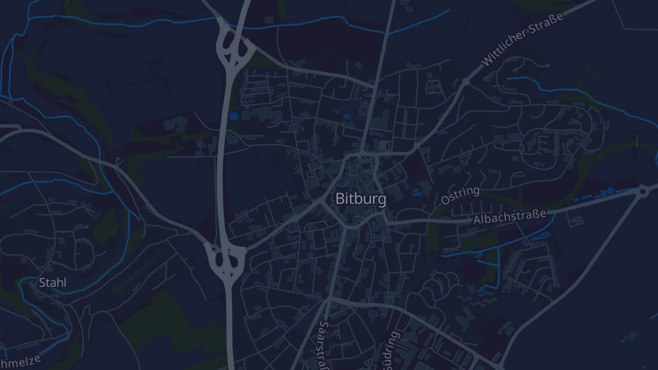 Karte von Bitburg