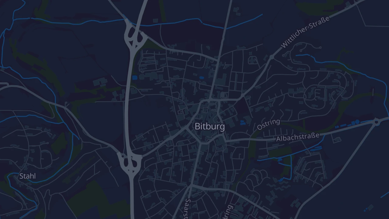 Karte von Bitburg