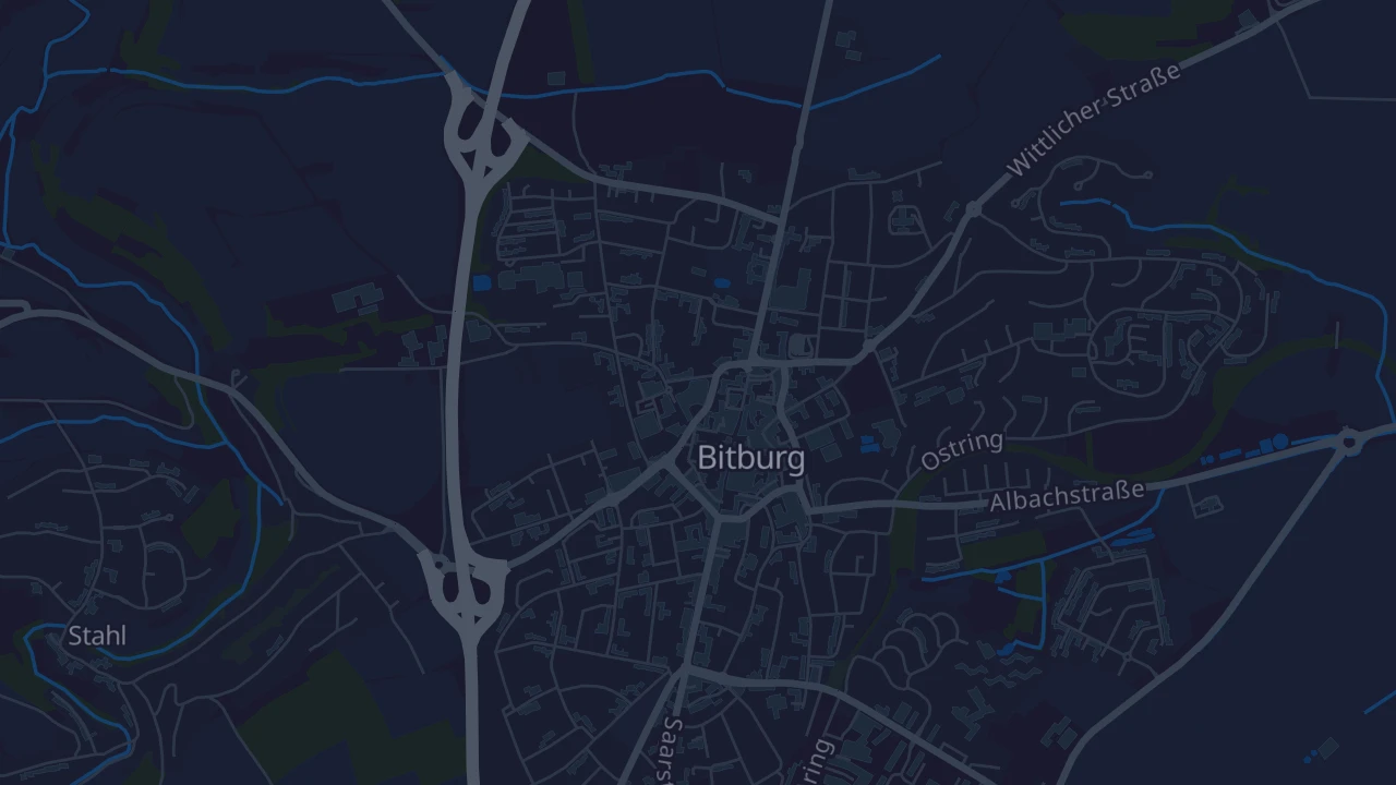 Karte von Bitburg