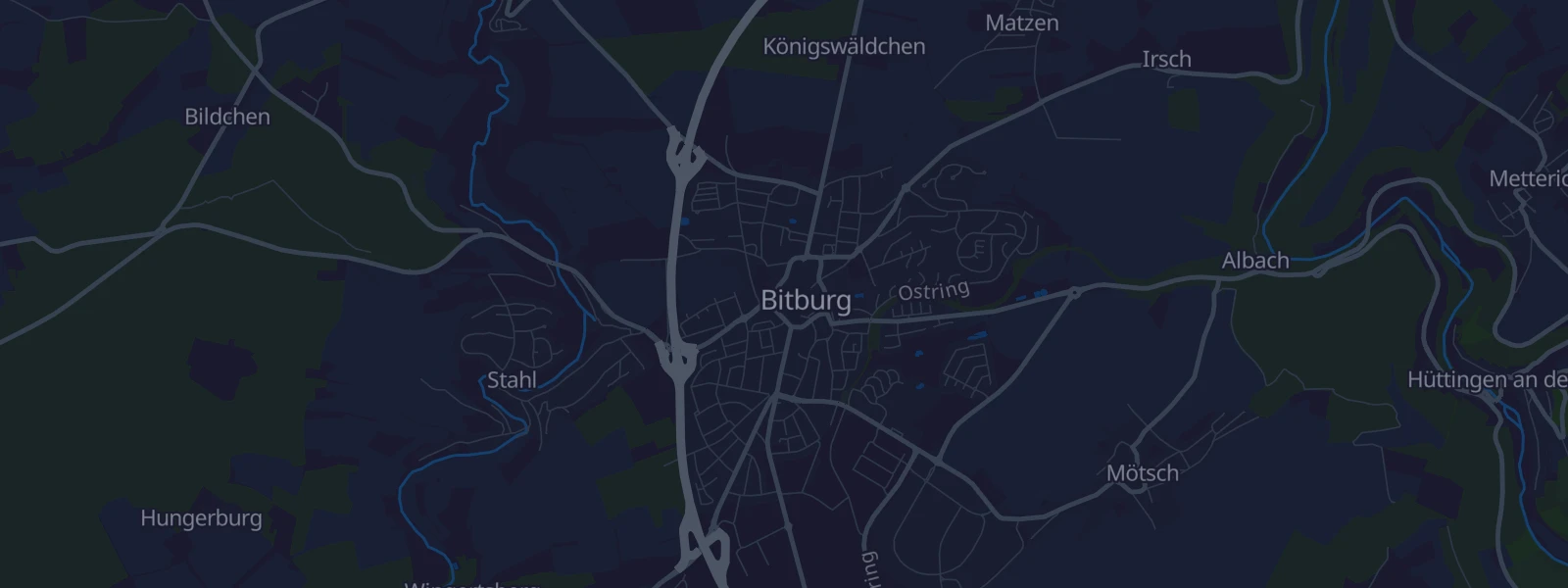 Karte von Bitburg