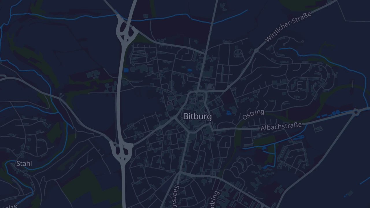 Karte von Bitburg