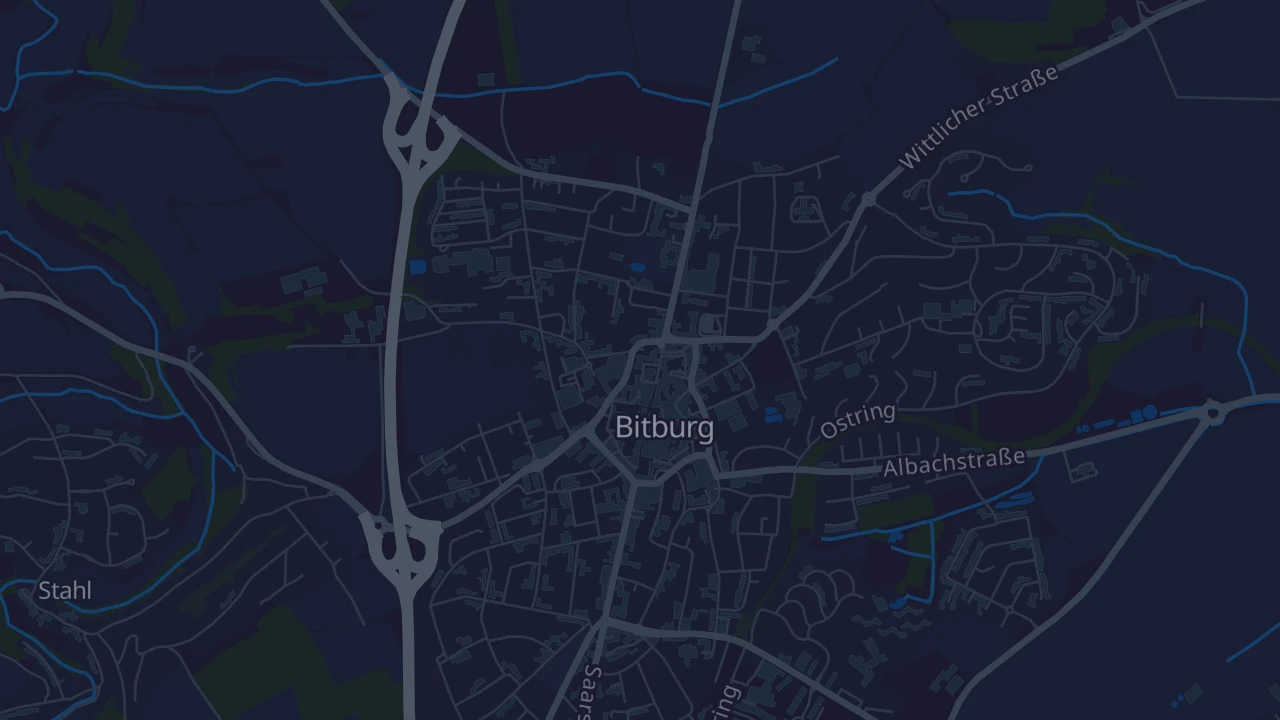 Karte von Bitburg
