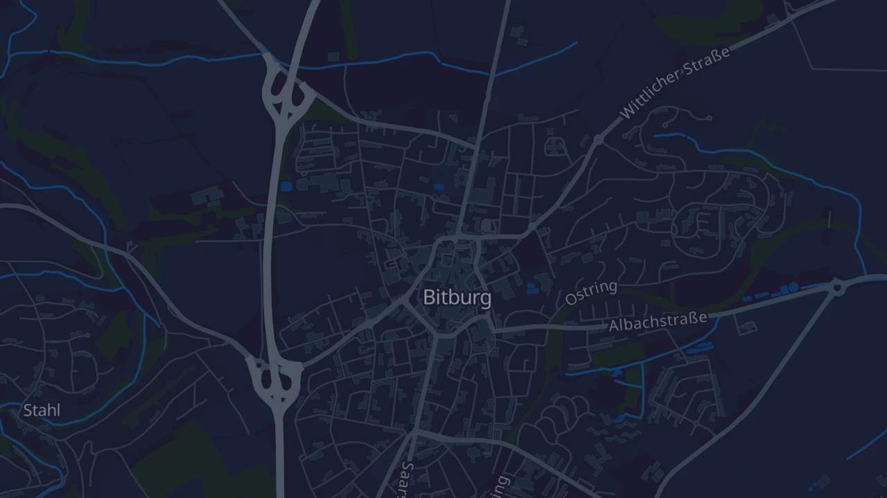 Karte von Bitburg