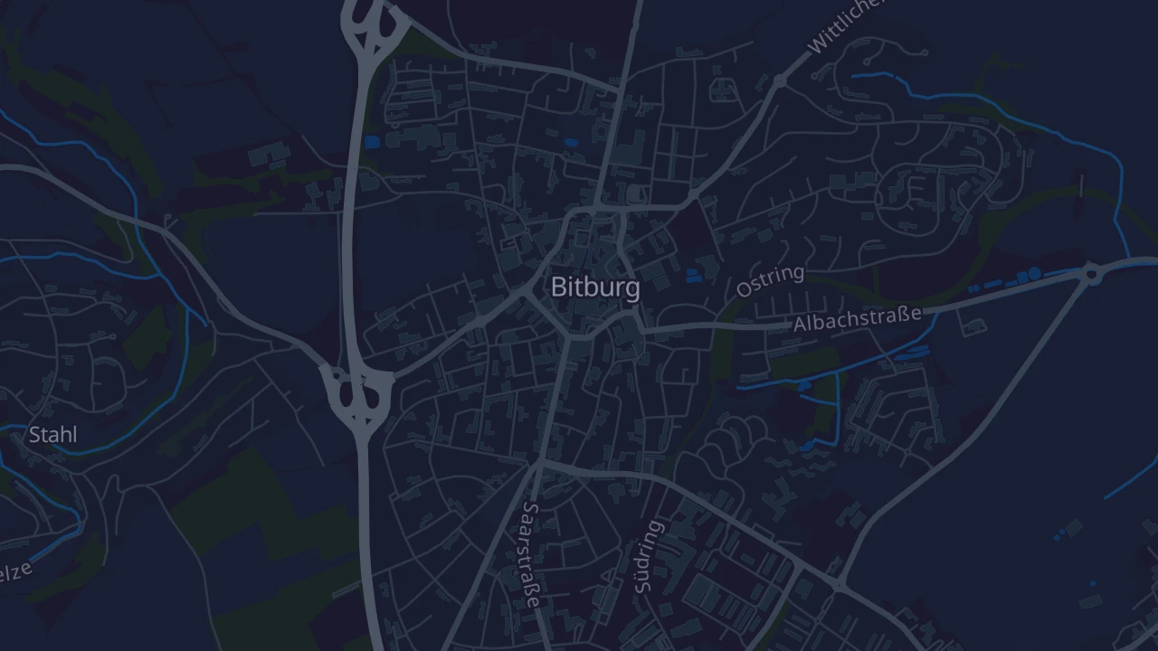 Karte von Bitburg