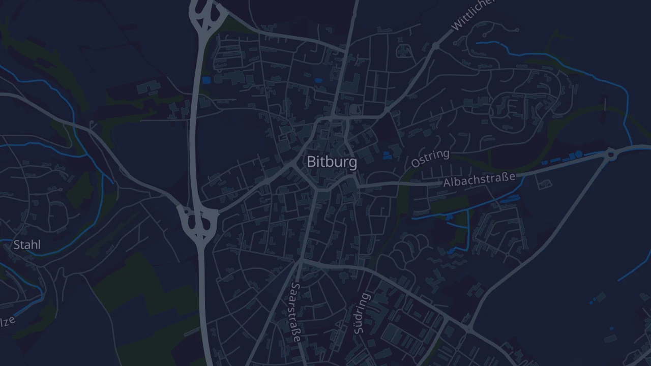 Karte von Bitburg
