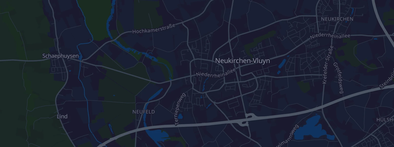 Karte von Neukirchen-Vluyn