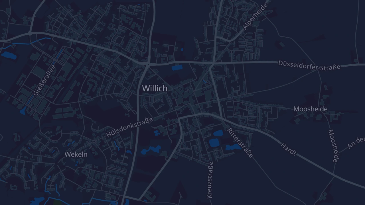 Karte von Willich