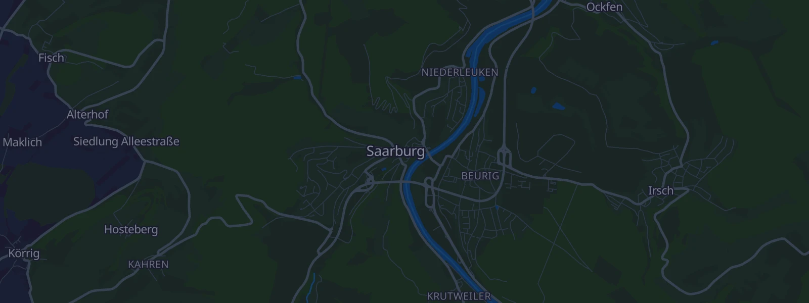 Karte von Saarburg