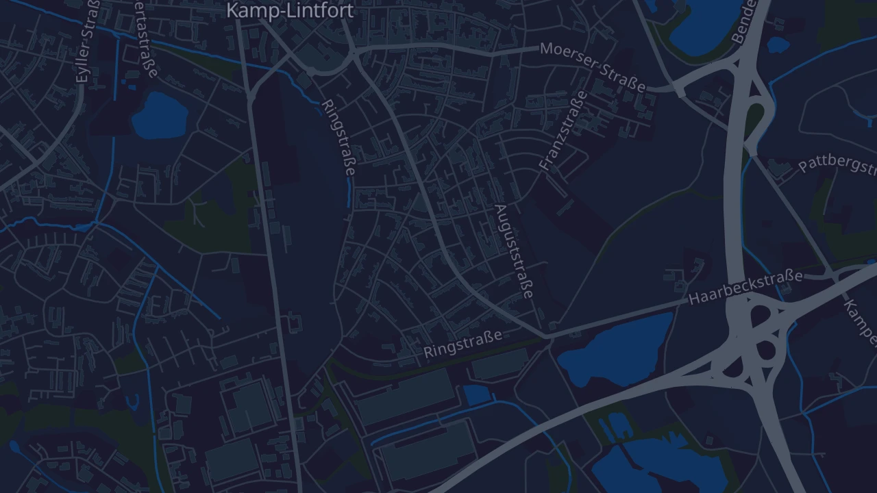 Karte von Kamp-Lintfort