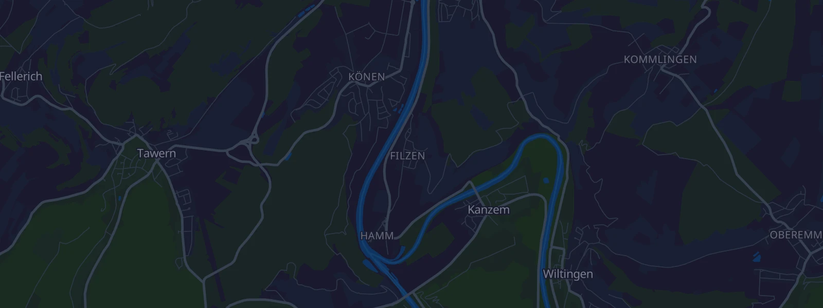 Karte von Konz-Filzen