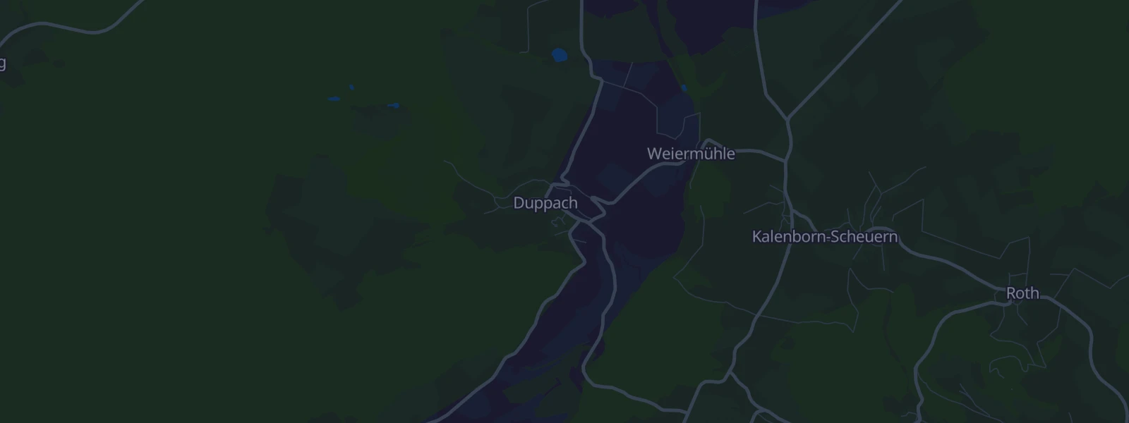 Karte von Duppach