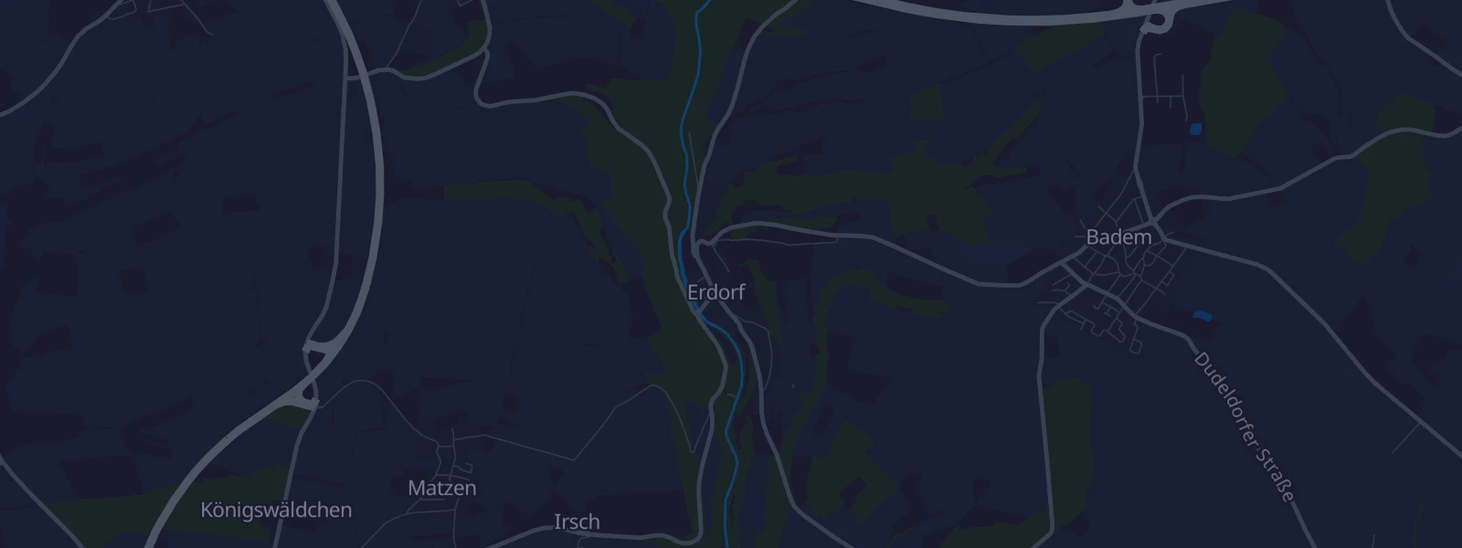 Karte von Metterich