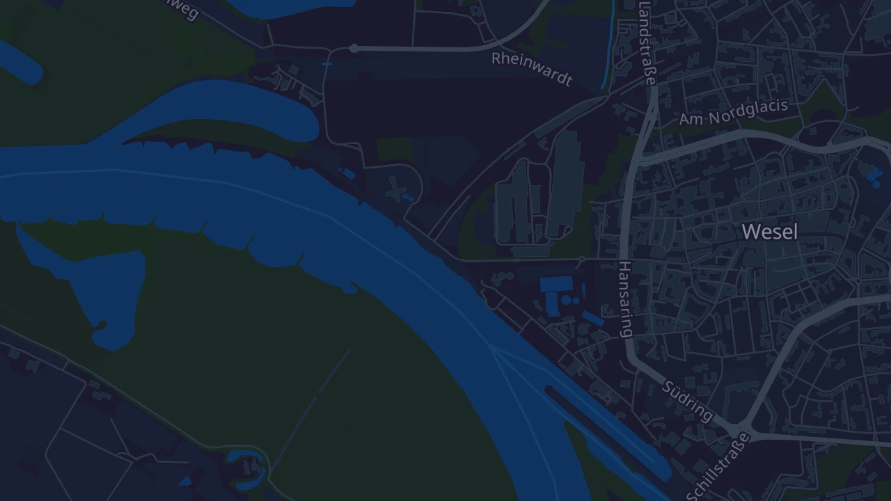 Karte von Wesel