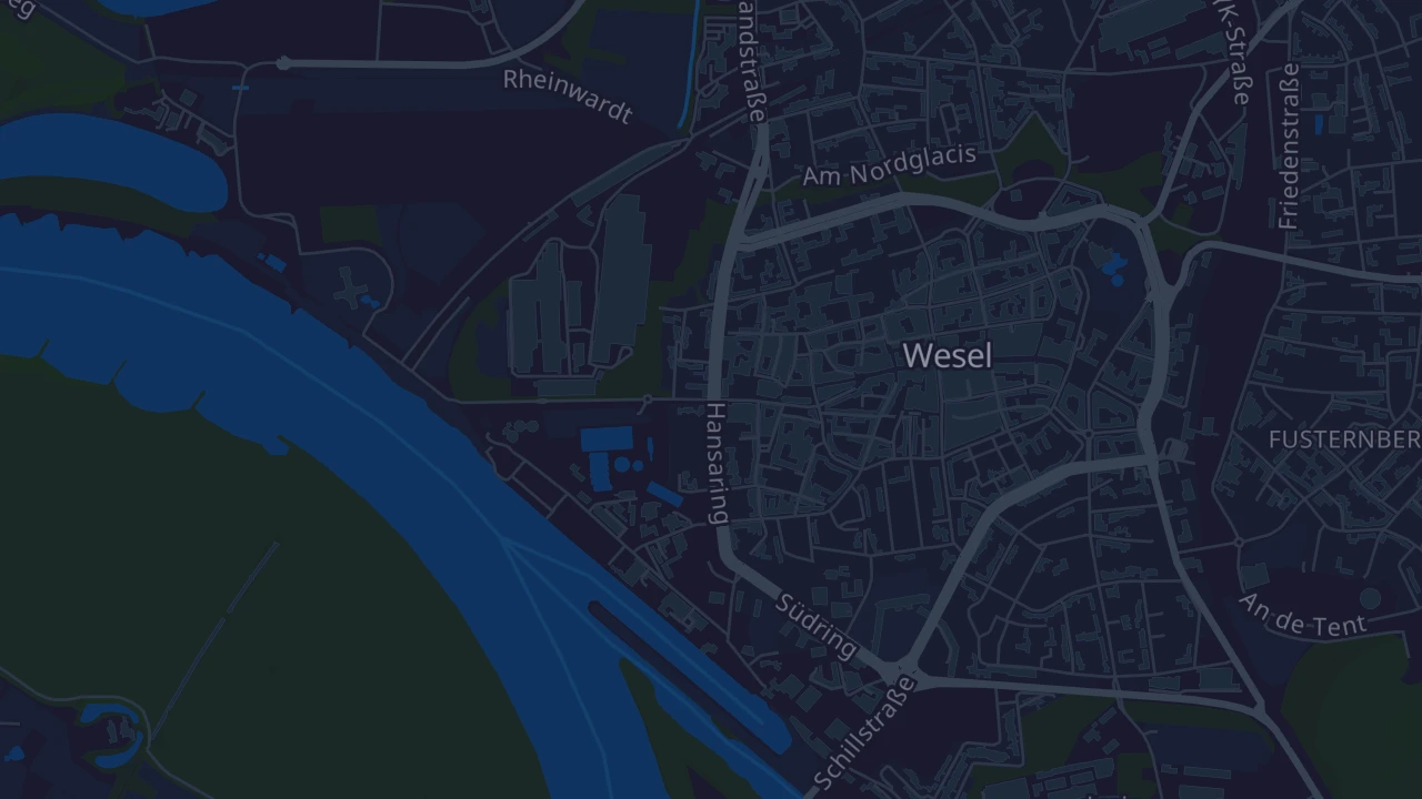 Karte von Wesel