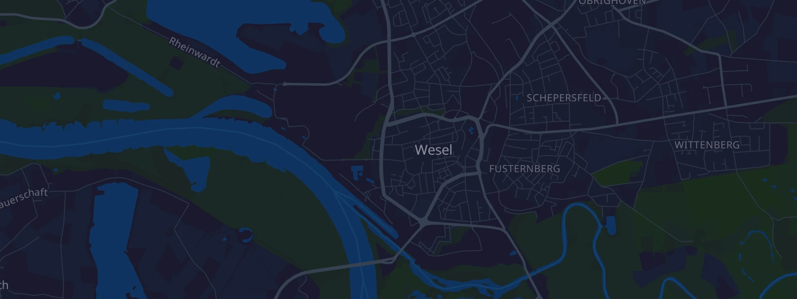 Karte von Wesel