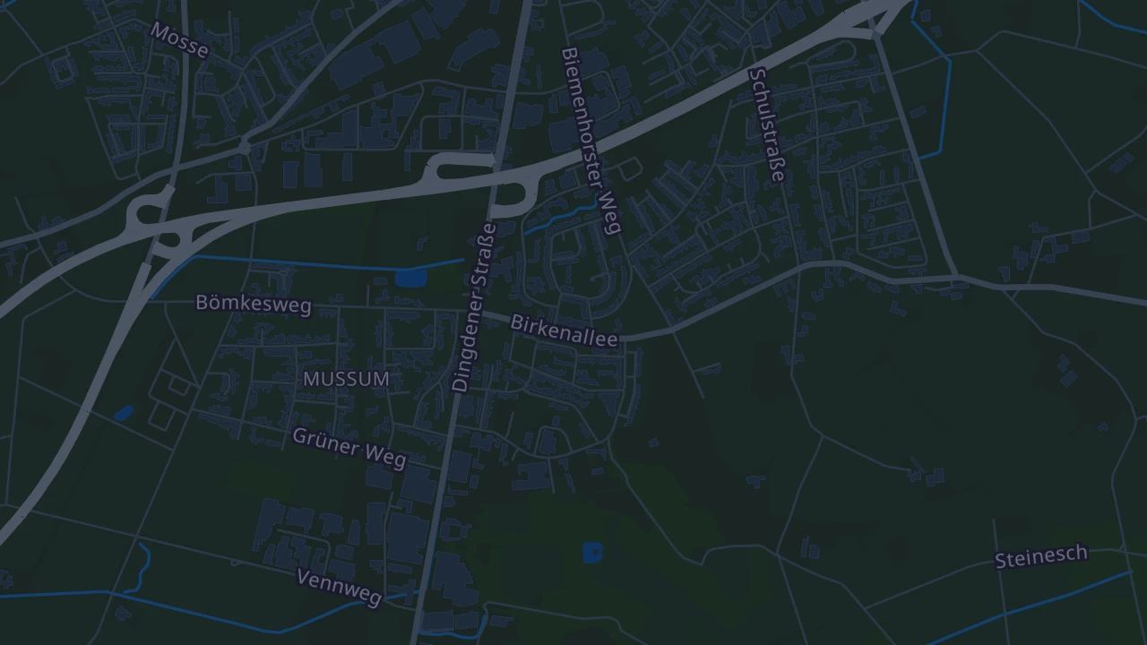 Karte von Bocholt
