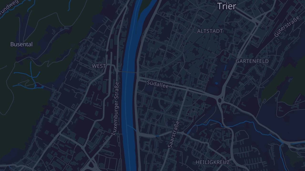Karte von Trier