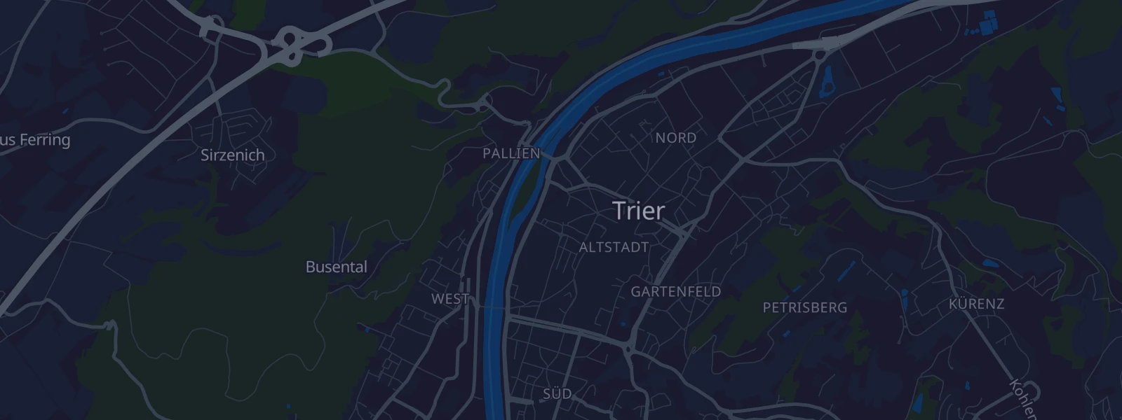 Karte von Trier