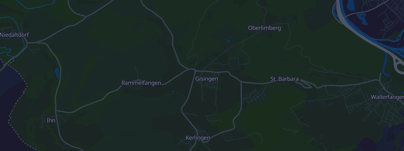 Karte von Wallerfangen-Gisingen