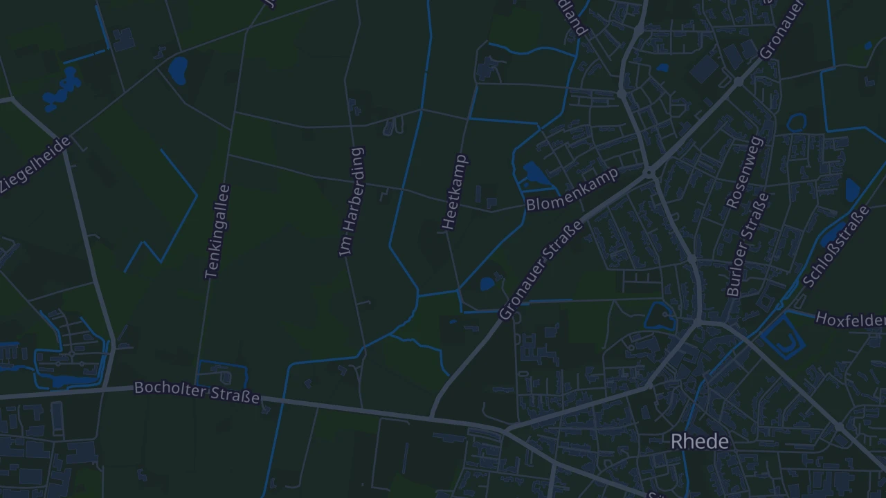 Karte von Rhede
