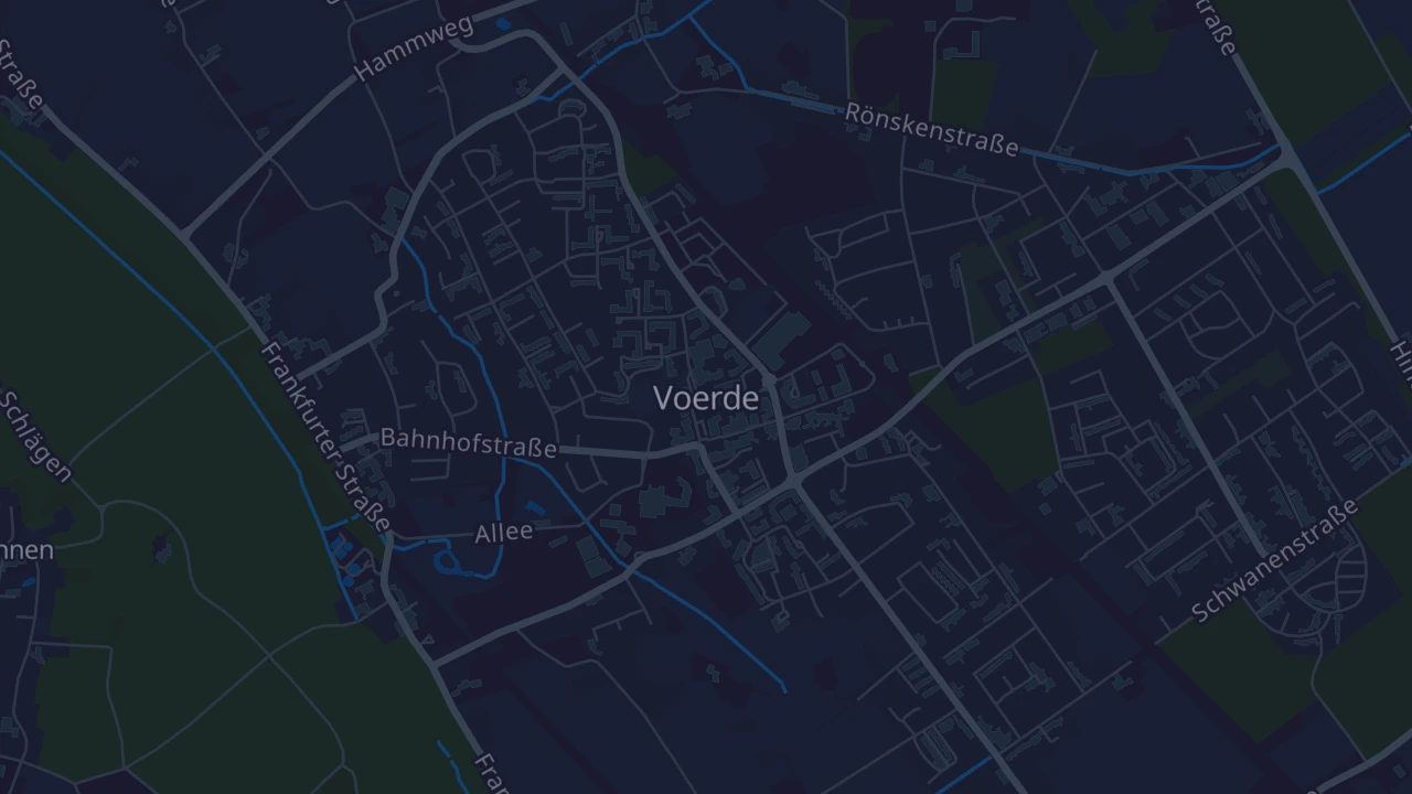 Karte von Voerde