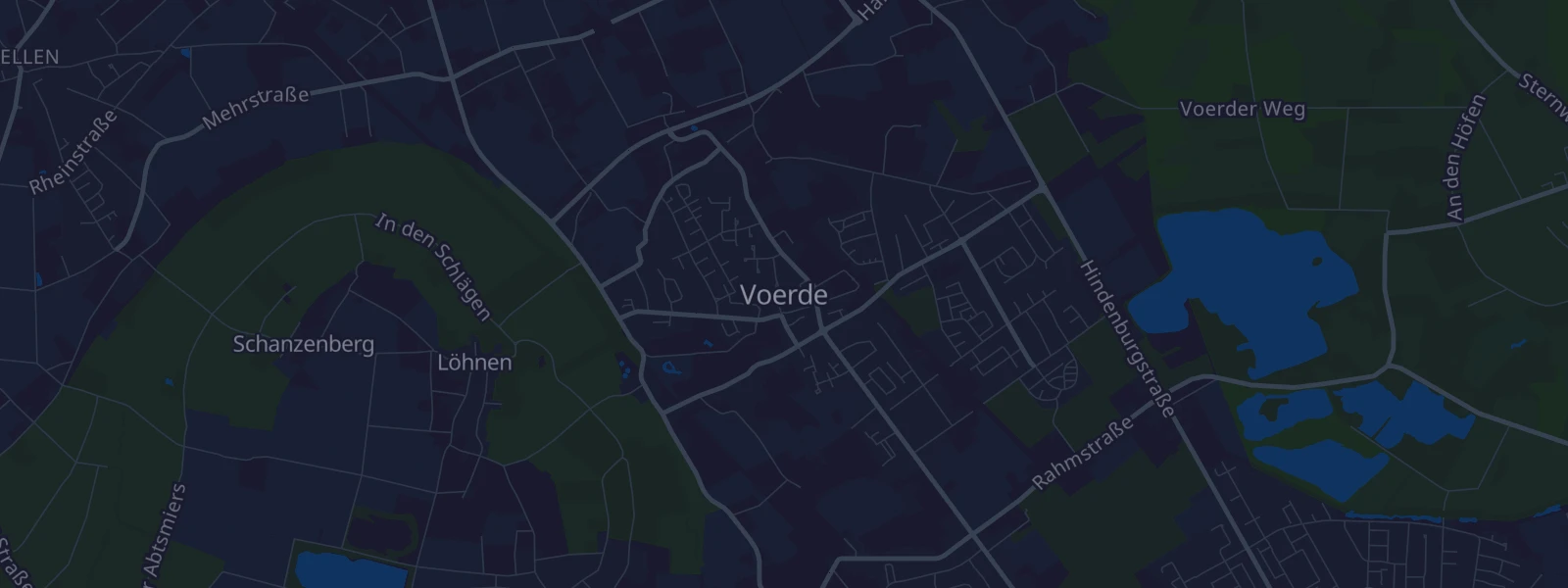 Karte von Voerde