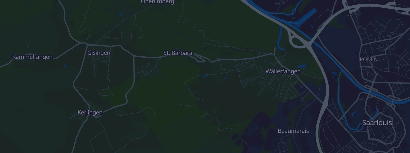 Karte von Wallerfangen