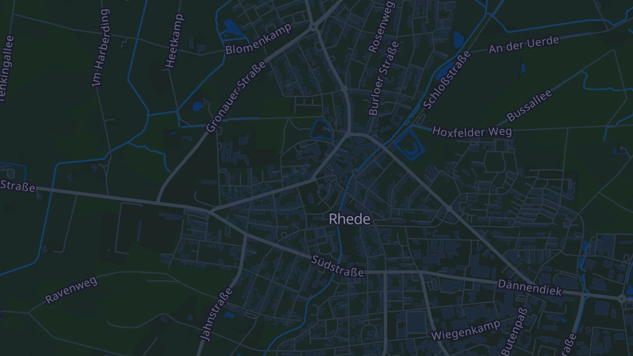Karte von Rhede