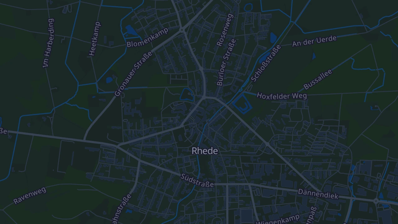 Karte von Rhede