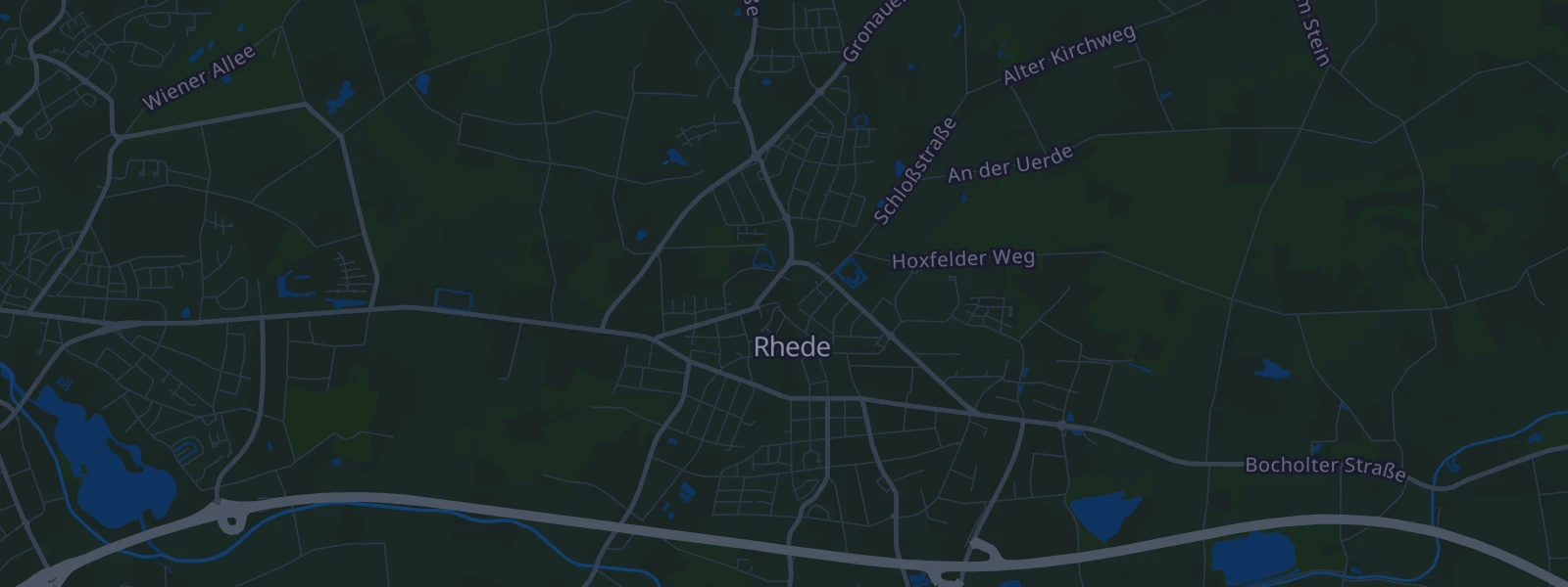 Karte von Rhede